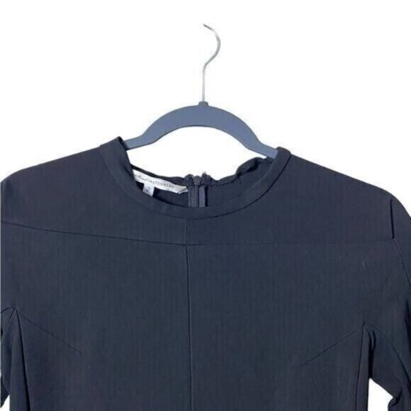 Diane Von Furstenberg Black Mini Dress Size 2 Bodycon Revenge Baddie Cocktail - Picture 2 of 9